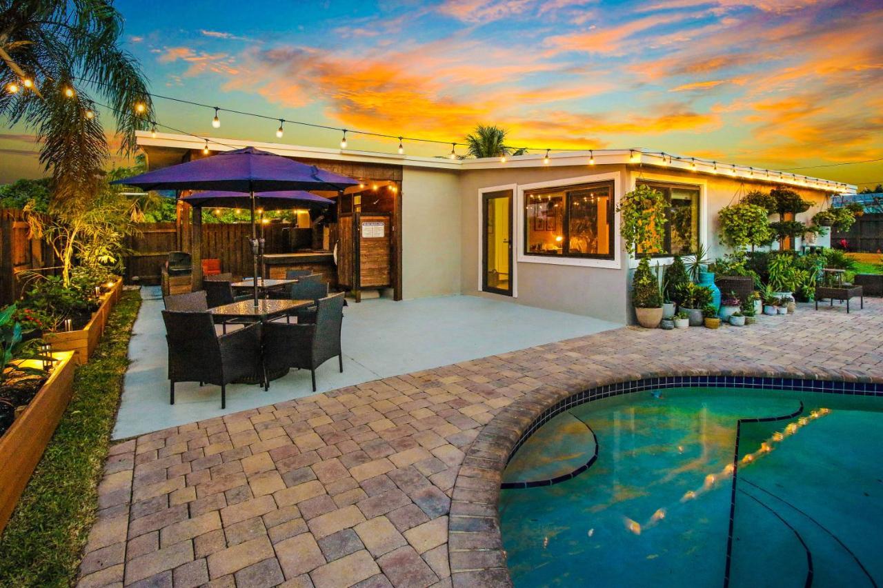 Private Heated Pool Oasis Pet-Friendly Retreat Short Or Long Stays Sleeps 2-8 Ppl Pompano Beach Εξωτερικό φωτογραφία